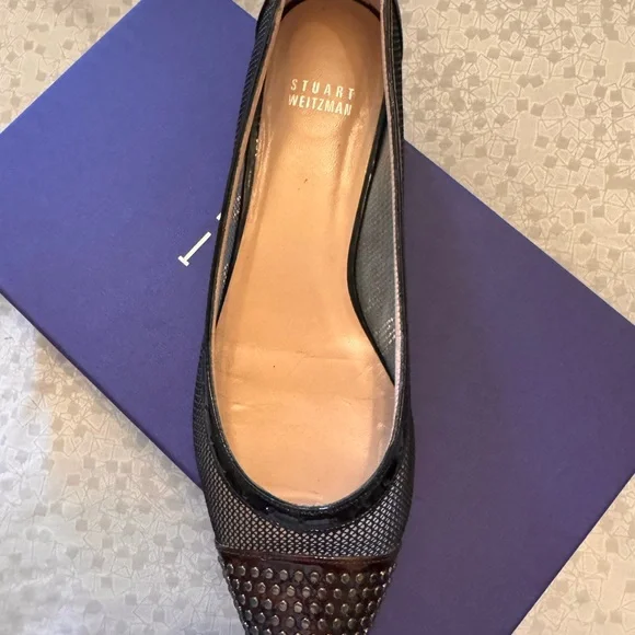 Stuart Weitzman Black and Brown Flats for Effortless Style - Picture 2 of 6